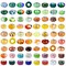 Aipridy Assortment European Large Hole Beads Spacer Beads Rhinestone Craft Beads for DIY Charms Bracelet Jewelry Making (Green-Orange-Lemon)